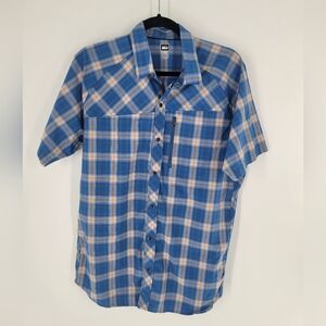 Rei Mens Short Sleeve Hiking Outdoor Shirt Size M